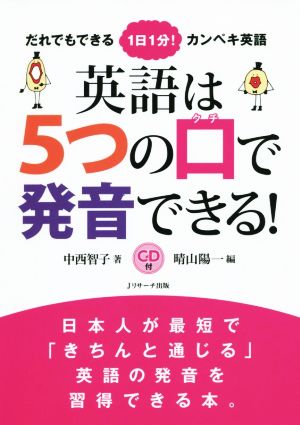 英語は5つの口で発音できる！