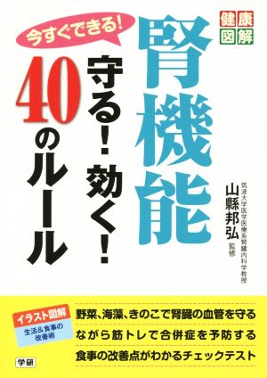 今すぐできる！腎機能守る！効く！40のルール 健康図解