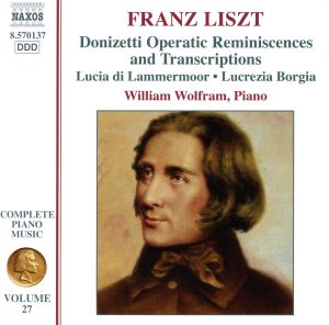 リスト:リスト・ピアノ曲全集 第27集 ドニゼッティのオペラによる編曲作品集