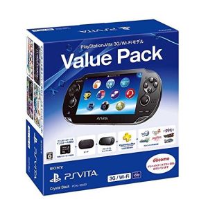 PlayStationVita Value Pack 3G/Wi-Fiモデル:クリスタル・ブラック(PCHJ10023)