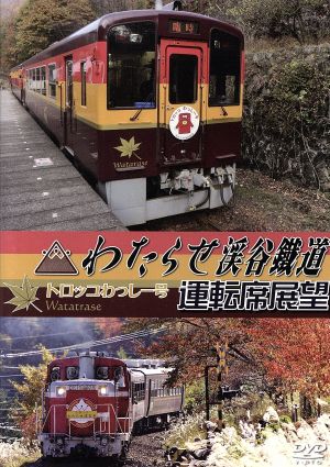 わたらせ渓谷鐵道トロッコわっしー号運転席展望 紅葉の渡良瀬渓谷をトロッコが走る