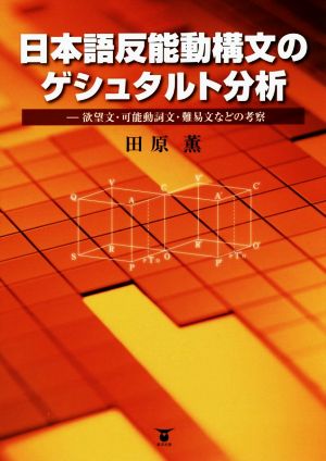 日本語反能動構文のゲシュタルト分析 欲望文・可能動詞文・難易文などの考察