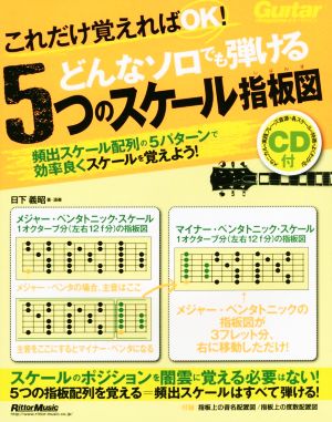 これだけ覚えればOK！どんなソロでも弾ける5つのスケール指板図 Guitar magazine