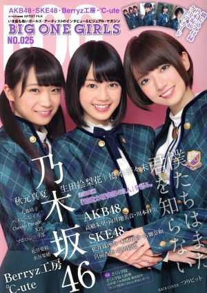 BIG ONE GIRLS(NO.025) 乃木坂46 AKB48 SKE48 SCREEN特編版 ARTIST FILE