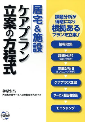 ケアプラン立案の方程式 居宅&施設