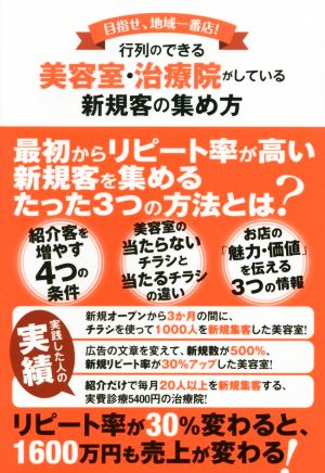 美容室・治療院がしている新規客の集め方 目指せ、地域一番店！