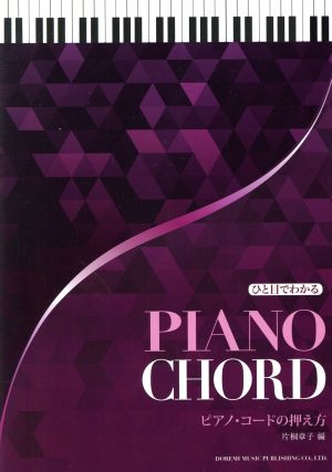 ひと目でわかる PIANO CHORD ピアノ・コードの押え方