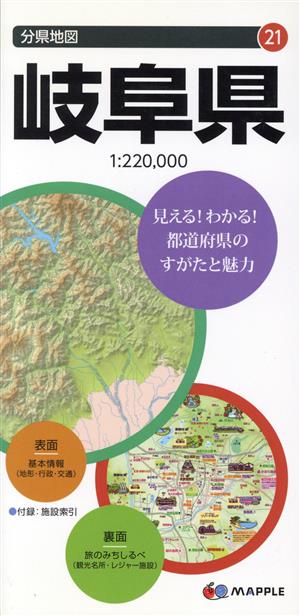 岐阜県 分県地図21