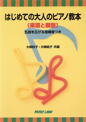 はじめての大人のピアノ教本 楽譜と鍵盤