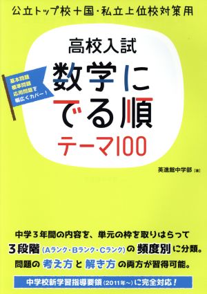 高校入試 数学に出る順テーマ100