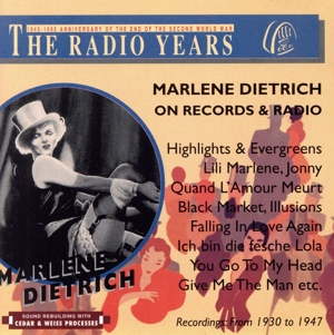 【輸入盤】Marlene Dietrich on Radio