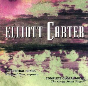 【輸入盤】Orchestral Songs/Choral Music-