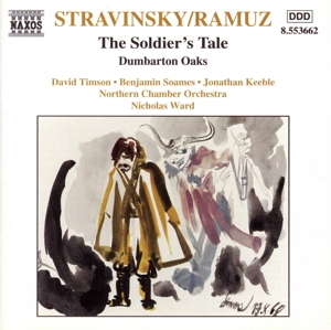 【輸入盤】Stravinsky: The Soldier's Tale, Dumbarton Oaks Concerto / Ward, Keeble, Soames, et al