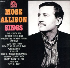 【輸入盤】Mose Allison Sings: Rudy Van Gelder Remasters