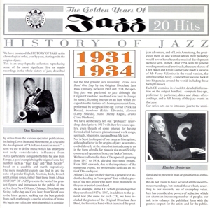 【輸入盤】History of Jazz 1931-1934