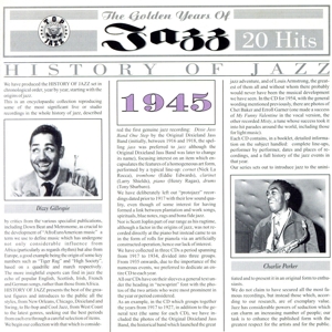 【輸入盤】History of Jazz 1945