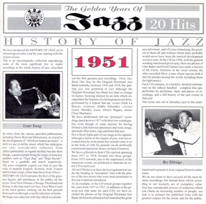 【輸入盤】History of Jazz 1951