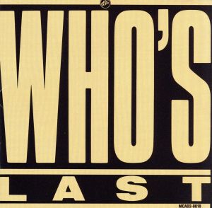 【輸入盤】Who's Last