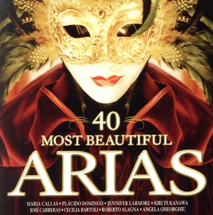 【輸入盤】40 Most Beautiful Arias