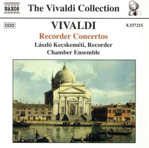 【輸入盤】Vivaldi:Recorder Concertos