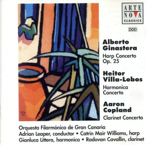 【輸入盤】Harp Concerto Op 25 / Harmonica Concerto