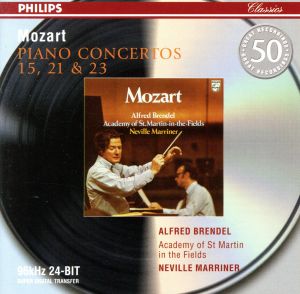 【輸入盤】Mozart:Piano Concertos 15 21 & 23