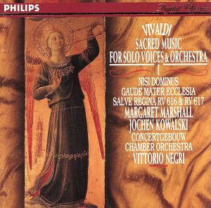 【輸入盤】Vivaldi: Sacred Music for Solo Voices & Orchestra I