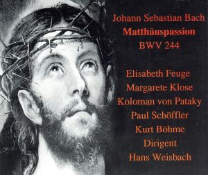 【輸入盤】St Matthew Passion