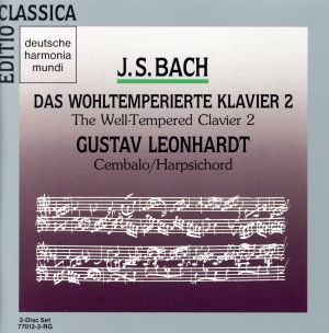 【輸入盤】Well-Tempered Clavier Book 2