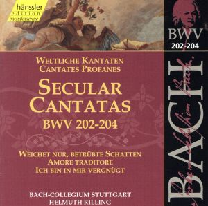 【輸入盤】Weltliche Kantaten Bwv 202, 20