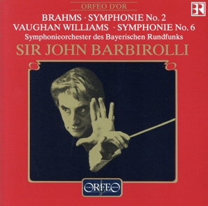 【輸入盤】Brahms: Symphony No. 2 & Vaughan Williams: Symphony No. 6/ Barbirolli; Bavarian.rso