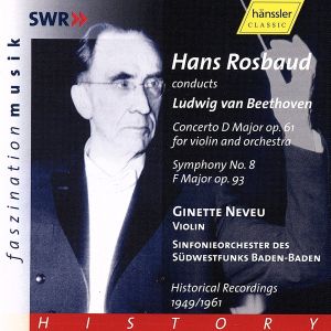 【輸入盤】Beethoven: Violin Concerto / Symphony No.8
