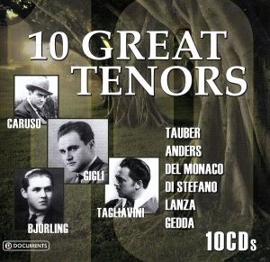 【輸入盤】10 Great Tenors