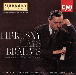 【輸入盤】Firkusny Plays Brahms