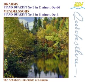 【輸入盤】Brahms;Piano Quartet No.3