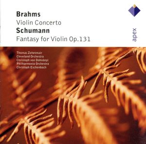 【輸入盤】Brahms: Vln Cto / Schumann: Fantasy for Vln