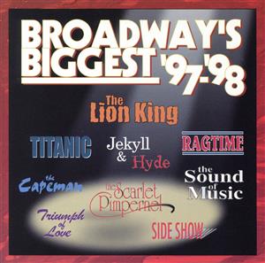 【輸入盤】BROADWAY'S BIGGEST '97-'98