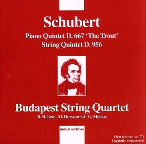 【輸入盤】Schubert: Quintets D667 & D956