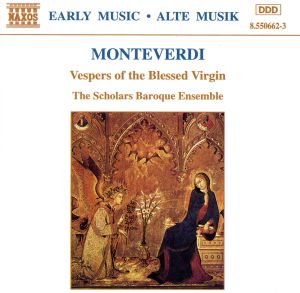 【輸入盤】Monteverdi:Vespers of Blessed