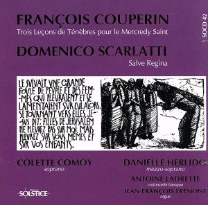 【輸入盤】Couperin:the Three Lessons