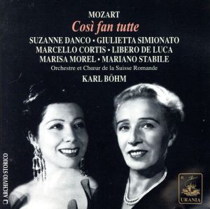 【輸入盤】Mozart;Cosi Fan Tutte