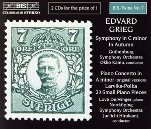 【輸入盤】Grieg:Sym.in C/Piano Conce