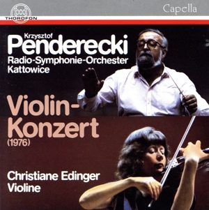 【輸入盤】Penderecki: Violinkonzert