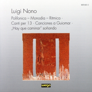 【輸入盤】Nono;Polifonica/Monodia/Ritmic