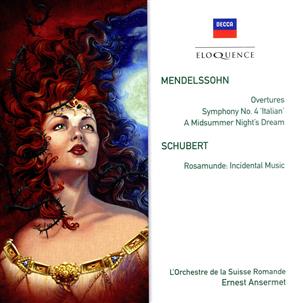 【輸入盤】Medelssohn: Orchestral Works/Schubert: Rosamunde