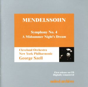 【輸入盤】Mendelssohn: Symphony No 4