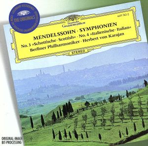 【輸入盤】Mendelssohn: Symphonies 3 & 4 / Karajan, Berlin Philharmonic Orchestra