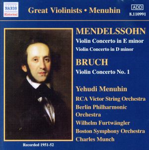 【輸入盤】Mendelssohn/Bruch:Violin Concs