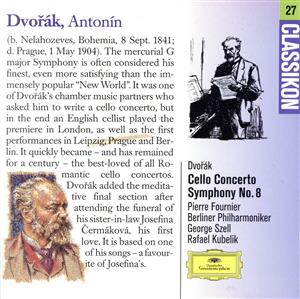 【輸入盤】Dvorak;Cello Conc/Sym.8