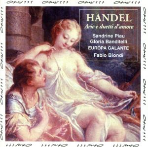 【輸入盤】Handel: Arie e duetti d'amore / Biondi, Europa Galante